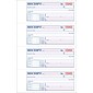 Adams 3-Part Carbonless Receipt Book, 10.88 x 7.63, 100 Sets/Book (TC1182)