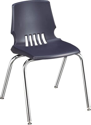 HON SmartLink™ 14 Student Stacking Chair, Polymer, Regatta, Seat: 14.63W x 14 1/4D