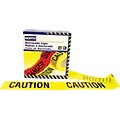 North Safety Barricade Tapes, Caution, Yellow, 1000 Length