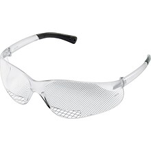 MCR Safety® Crews Magnifier Protective Eyewear, Polycarbonate, Clear, 1.5 Diopter (BKH15)
