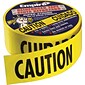 Empire® Level Safety Barricade Tapes, Yellow, Caution/Cuidado, 200' Length