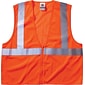 Ergodyne GloWear 8210Z High Visibility Sleeveless Safety Vest, ANSI Class R2, 2XL/3XL, Orange (21047)