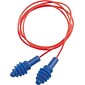 Howard Leight® AirSoft® Red Poly Cord Reusable Earplugs, Blue, 27 dB, 50/BX (AS-1)