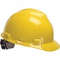 Mine Safety Appliances V-Gard Polyethylene 4-Point Short Brim Hard Hat, Gray (475367)