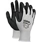 Memphis™ Economy Foam Nitrile Gloves, Small, Gray/Black, 12 Pairs