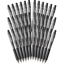 Pentel® WOW® Retractable Ballpoint Pens, Medium Point, Black, Bonus Pack, 36/Pack