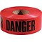 Empire Level Safety Barricade Tapes, Red, Danger Do Not Enter, 1000 Length (272-11-081)