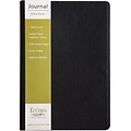 Eccolo Flexible Journal, Black Leather, 5-1/2 x 8