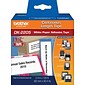 Brother DK-2205 Wide Width Continuous Paper Labels, 2-4/10" x 100', Black on White (DK-2205)