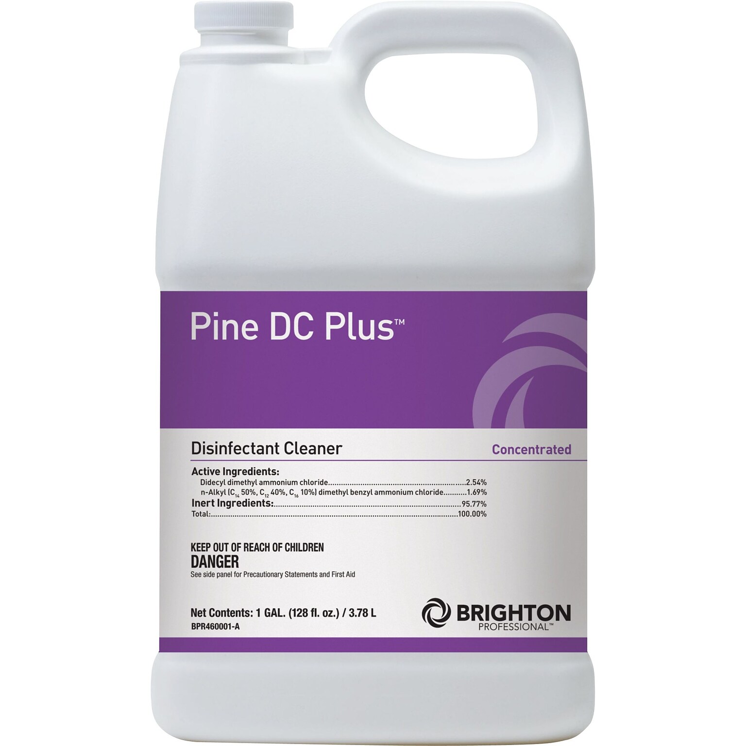 Brighton Professional™ Pine DC Plus™ Disinfectant Cleaner, Pine Scent, 1 Gallon, 4/Ct