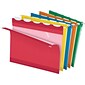 Pendaflex Ready-Tab 5-Tab Reinforced Hanging File Folders, Letter Size, Multicolor, 25/Box (42592)