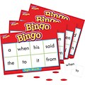 Trend Enterprises Sight Words Bingo Games; 46 Practice Words, 36 Cards, 200 Chips