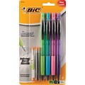 BIC® Atlantis™ Mechanical Pencils, 0.7 mm, Assorted Barrels, 4/Pk