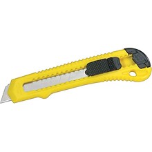 Stanley® 18mm Retractable Pocket Cutters, Yellow, 30/Pack (680-10-143P)