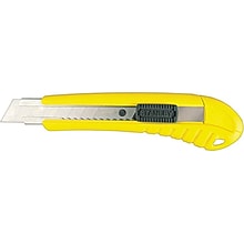 Stanley® Standard Snap-Off Knives, Plastic Handle, 18 mm blade width