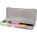 Stretch Art Box, Polypropylene, Snap Shut, Clear