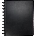 Staples® Arc Customizable Notebook, 8-1/2 x 11, 60 Sheets, Narrow Ruled, Black (19998)
