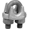 Campbell® Wire Rope Clip, 1000-G Series Wire Rope Clips, Forged Carbon Steel, 5/8