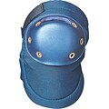 OccuNomix Plastic Cap Knee Pads, Plastic Cap Material, Adjustable Velcro, Blue