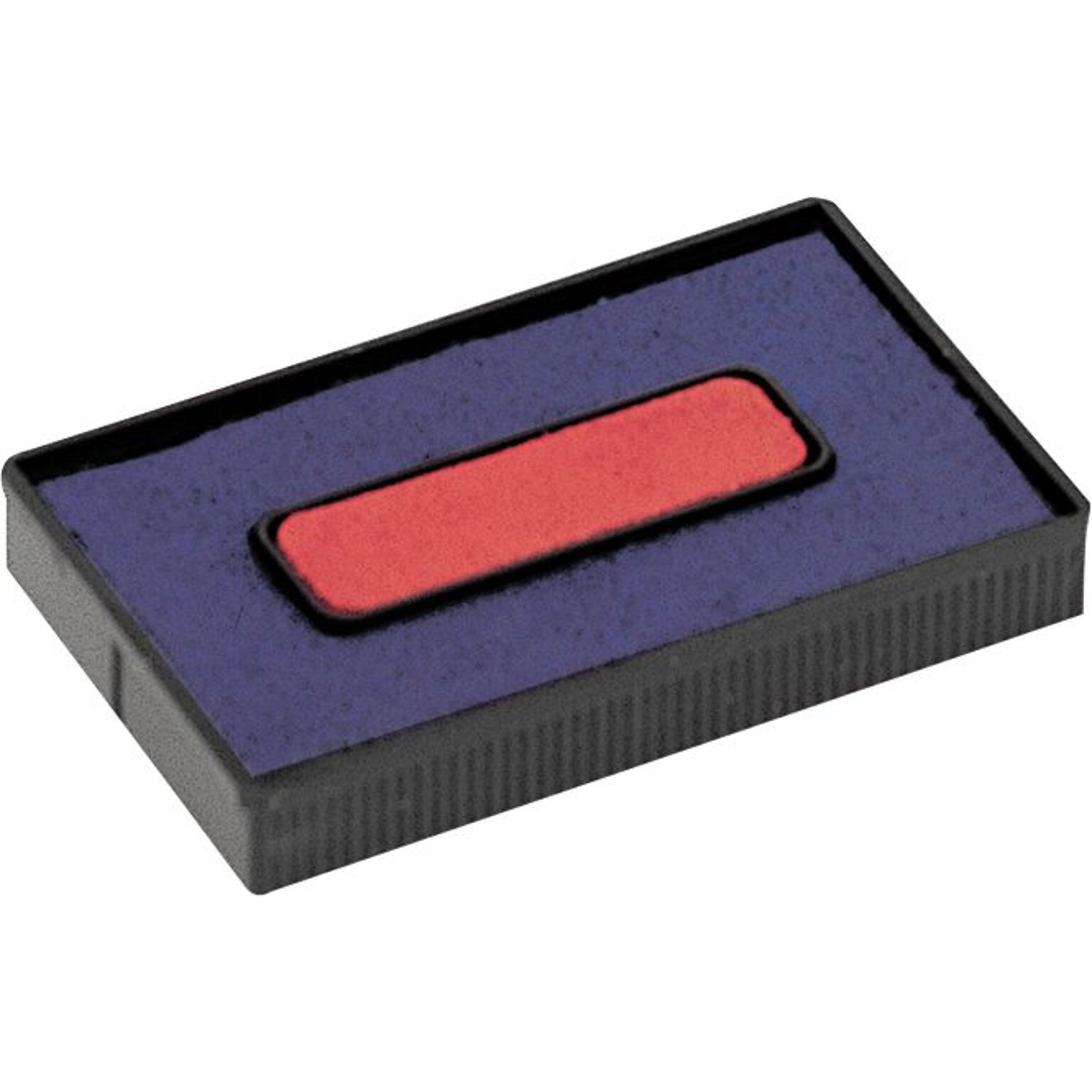2000 PLUSFelt Replacement Ink Pad for 2000 PLUS Economy Message Dater, Red/Blue (COS061797)