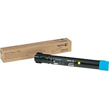 Xerox 106R01566 Cyan High Yield Toner Cartridge, Prints Up to 17,200 Pages