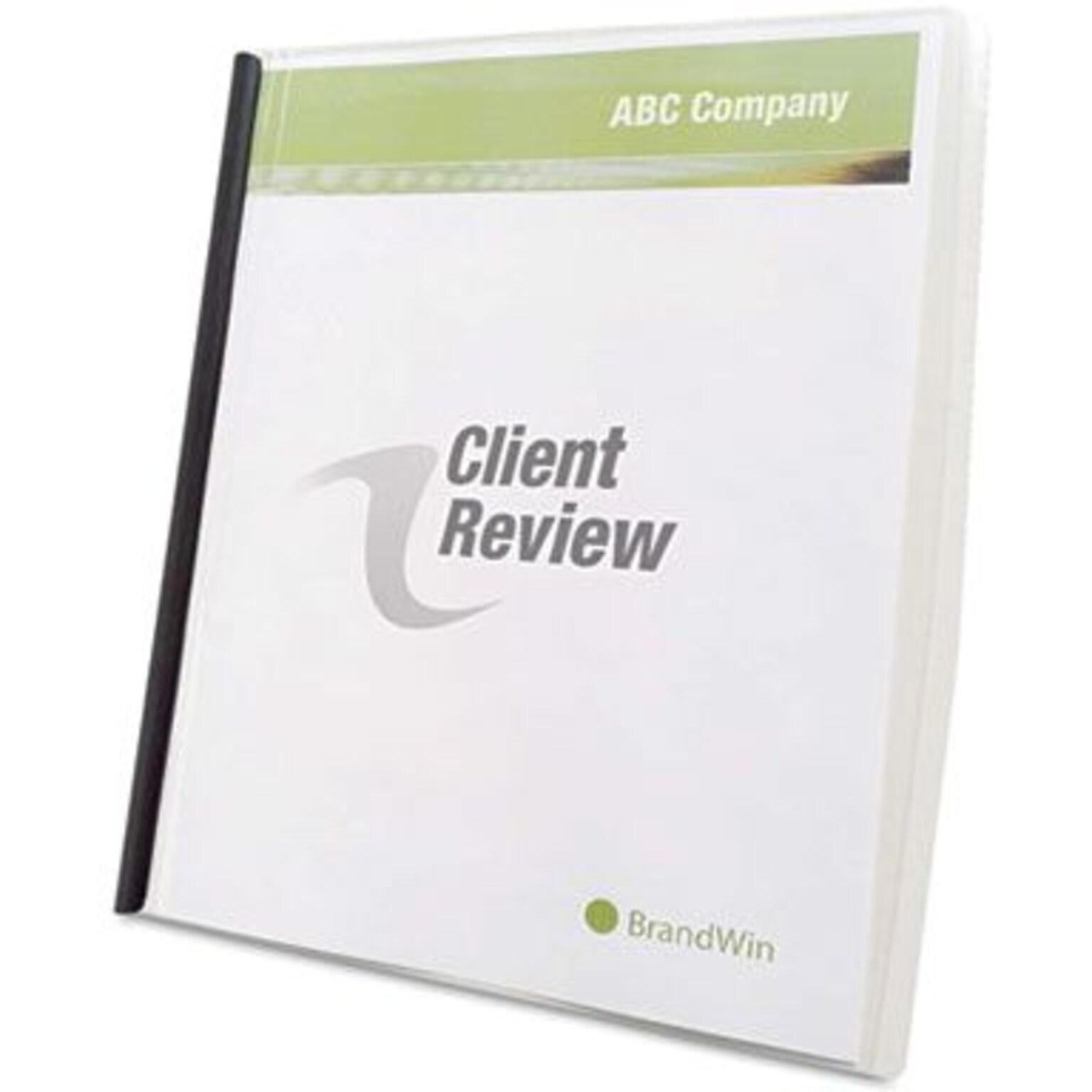 GBC Slide n Bind Report Cover, Letter Size, Clear, 10/Pack (W67504)