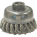 Anderson® Knot Wire Cup Brushes For Small Angle Grinders; US & USC Series, 2 3/4 in