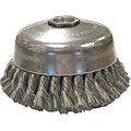 Anderson® Knot Wire Cup Brushes; Single Row,US Series, 0.20 X 6 1/4 in