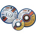 CGW Abrasives Depressed Center Wheels- 1/4 Grinding, Type 27, 4-1/2 X 1/4 X 5/8