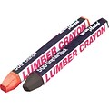 Markal® #500 Lumber Crayons, Orange, 4 5/8 in, 12/pack
