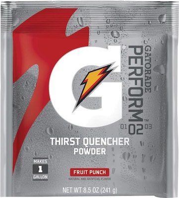Gatorade Thirst Quencher Riptide Rush Powdered Sports Drink Mix, 8.5 Oz., 40/Carton (308-33665)