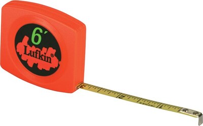 Lufkin® Pee Wee® Pocket Measuring Tapes, 6ft Blade
