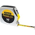 Stanley® Powerlock® Pocket Tape Rules, 1/4 x 10ft Blade