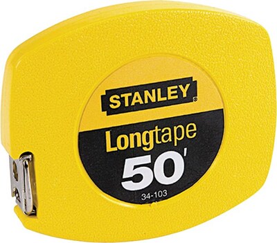 Stanley® Long Tapes, 3/8 x 50 ft Blade
