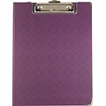 Sustainable Earth Clipfolio, Purple, Letter Size