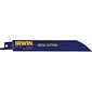 Irwin® Metal Cutting Reciprocating Saw Blades, 6", 14 TPI, 25/Pack
