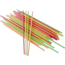 Berkley Square Plastic Beverage Stirrers, 5 1/2, Assorted Colors, 1000 per 10 Pack (1241202)