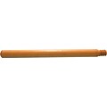 Magnolia Brush 455-A-60 Clear Lacquered Threaded Floor Brush Handle; Standard Hardwood