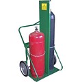 Saf-T-Cart™ Series 400 Cylinder Cart, 24 in Capacity, 62 in (H) x 35 in (W)
