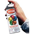Krylon® Interior/Exterior Industrial Paint, Glossy Black, Aerosol, 12 oz.