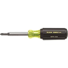 Klein Tools Screwdriver/Nut Driver, Cushion Grip, 5-in-1