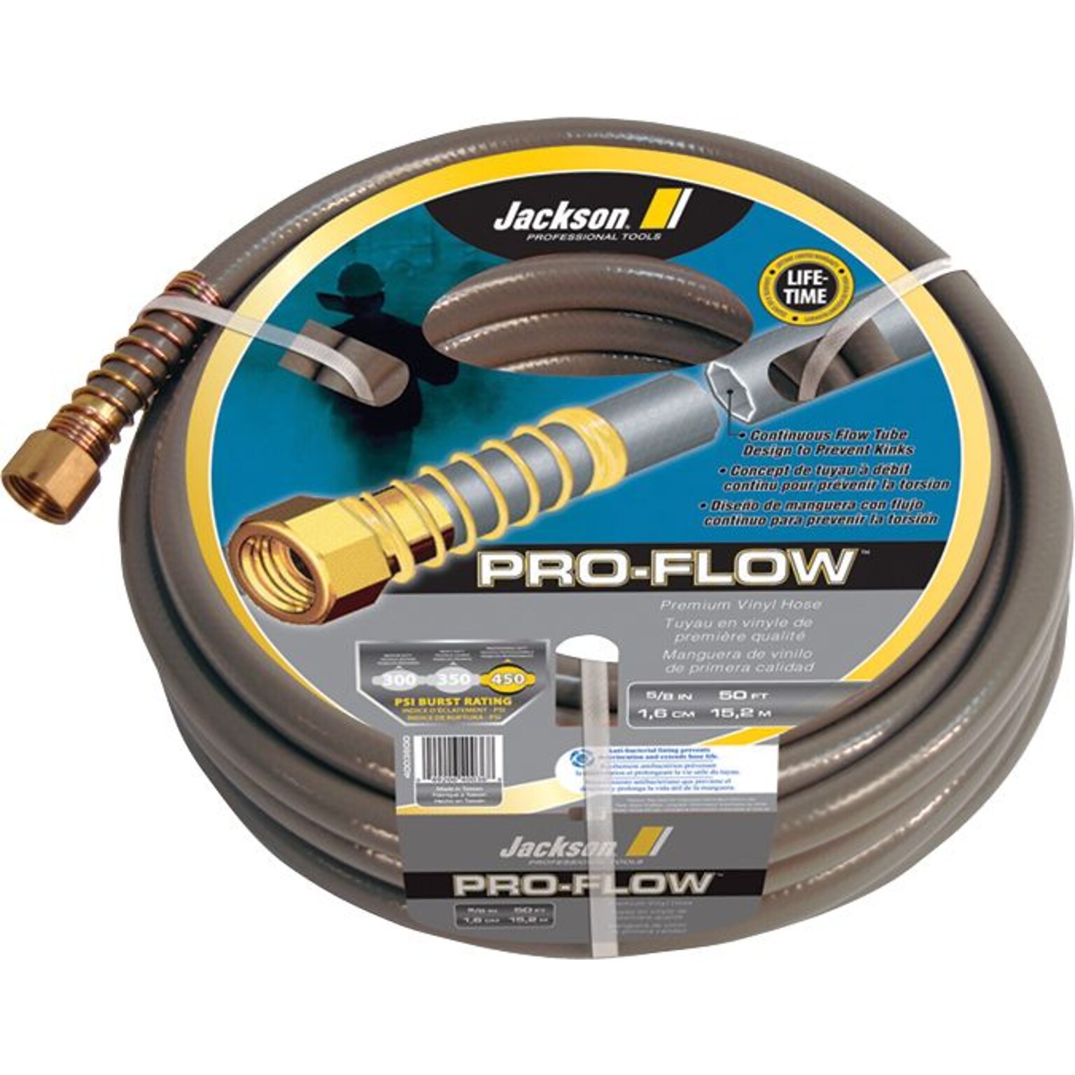Jackson® Pro-Flow™ Commercial Duty Hose, 5/8X50
