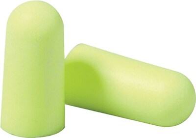 EARsoft® Neons™ Yellow Foam Uncorded Earplug, 33 dB, 200 Pairs/Box