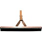 Magnolia Brush Lacquered Wood Handle Straight Driveway Floor Squeegee; 30"