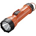 Bright Star® Worksafe™ Flashlight, Orange, 2-D Batteries