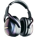 Moldex® SoftCoat® Steel Headband Premium M1 Earmuff, Iridescent Black, 29 dB