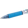 Pilot B2P Bottle 2 Pen Retractable Ball Point Pens, Medium Point, 1.0 mm, Black Ink/Translucent Blue