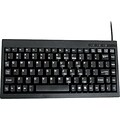 Unitech Mini POS Keyboard; Black, 89 Keys, USB