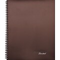 Cambridge® Poly Notebook, 80 Sheets, Brown (07092)