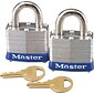 Master Lock® High-Security Padlocks, Large, 2/Pack (Keyed Alike)